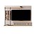Painel com Suporte para TV até 60 Polegadas Autêntico JCM Off White / Noronha - Imagem 1