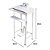Seladora Para Líquidos Selamilk 32cm Com Pedestal R. Baião - Imagem 4