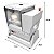 Amassadeira basculante 15kg 1/2cv bivolt ASR-15-B Copametal - Imagem 2