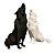 Lobos decorativos - 2 Peças - Imagem 1