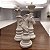 Trio Xadrez Decorativo Branco - Imagem 4