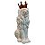 Leão com Coroa Decorativo Branco - Imagem 3