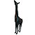 Girafa Decoração Preta - Imagem 1