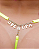 Calcinha Plus Size Fio Dental Rosa Neon Renda Frases com Strass - Imagem 5