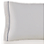 Fronha para Hotel com Abas e Friso Azul Marinho TEKA Profiline 180 Fios Madri 50x70cm - Imagem 2
