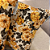 Almofada Estampada com Enchimento Floral Amarelo Profitel Decor - Imagem 2