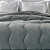 Edredom de Hotel Queen Toronto Plush Cinza Altenburg - Imagem 3
