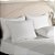 Kit 30 Fronhas para Hotel Bainhas Normais TEKA Profiline 180 Fios Madri 50x70cm - Imagem 2
