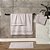 Toalha de Rosto Hotel 48x70cm Lisboa Bege 450g/m² Profitel - Imagem 4