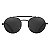 Òculos BarcurBC8375 Round Steampunk Sunglasses Retro preto - Imagem 2