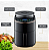 Air Fryer Fritadeira Elétrica Híbrida 4,5 L labravia Vapor 1500w 127v Preto - Imagem 3
