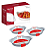 Marinex Conjunto De Assadeiras Oval Opaline 3 Peças Branco - Imagem 1