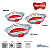 Marinex Conjunto De Assadeiras Oval Opaline 3 Peças Branco - Imagem 2