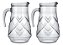 Jogo 2 Jarras De Vidro Maracatu 1,5 Litros Para Suco Ou Agua Nadir Cor Transparente-Loreto - Imagem 1