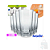 Jogo Copos Vidro Suco Agua Vegas 330ml Nadir 6 Unid Cor Transparente-Loreto - Imagem 1