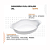 Marinex Assadeira Opaline Oval Vidro Temperado 1,4l Grande Branco-Loreto - Imagem 4