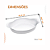 Marinex Assadeira Opaline Oval Vidro Temperado 1,4l Grande Branco-Loreto - Imagem 3