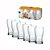 Copo Para Cerveja Frevo Vidro 220ml Nadir Kit 6 Unidades-Loreto - Imagem 1