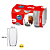Jogo Kit Copo Vidro Oca 300ml C/6 Nadir - Agua Suco Drink Co Cor Transparente-Loreto - Imagem 1