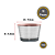 Jogo De Tigelas Ginga Com Tampa Nadir 145ml - Kit 12-Loreto LANCAMENTO - Imagem 2