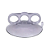 Ventosa Garra 3 Dedos Pvc Cristal 110mm martelinho de ouro-Loreto - Imagem 3