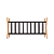 Sapateira 2 Andares Rack Vertical Multiuso Organizador Preto-Loreto - Imagem 2