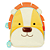 Mochila Infantil Zoo Leão Skip Hop Amarelo Animal-Loreto Store - Imagem 2