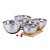 Conjunto Inox 4 Bacia Tigela Jogo Saladeira Bowx Tampa members - Imagem 3