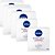 Kit Sabonete barra hidratante Nivea Milk sense 06 unidades de 90g cada - Imagem 1