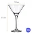 Kit 6 Taças Martini Drink Coquetel Vidro Nadir 250ml - Imagem 3