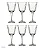 Conjunto De Taças Lírio 365 Ml Agua Vinho 6 Peças Transparente - Imagem 1