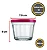 Kit 12 Tigelas De Vidro Potes Americano Congelar Tampa 150ml Transparente - Imagem 2
