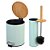 Conjunto Lixeira Banheiro 5L com Escova Verde - Imagem 2