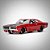 Miniatura Carro Dodge Charger R/T 1969 1/24 Vermelho Maisto 32537 - Imagem 2