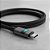 Cabo Carregador Rápido 100w Turbo Mostrador Led Usb Tipo C Preto Visor Led - Imagem 4