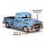 1/24 1955 GMC Blue Chip Pick Up Motormax Color Oxidized - Imagem 2