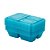 Kit Pote Marmita Fitness Com 3 Divisórias E Tampa Azul Bpa Free - Imagem 6