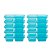 Kit Pote Marmita Fitness Com 3 Divisórias E Tampa Azul Bpa Free - Imagem 5