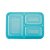 Kit Pote Marmita Fitness Com 3 Divisórias E Tampa Azul Bpa Free - Imagem 3