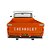 Miniatura Chevy C10 Fleestside 1966 Pickup 1/24 Cor Laranja - Imagem 4