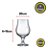 Jogo Taça Cerveja Chopp Dublin Nadir 400ml - Kit 6 Unidades Transparente - Imagem 3