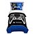 Kit 2 Peças Edredom Fronha Gamer Playstation Solteiro Azul Ps5 - Imagem 1