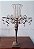Candelabro cristal dourado apoio para velas - Imagem 1