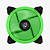 Cooler com 15 LEDs 12cm Colorido, Verde CL-120 - Imagem 1