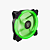 Cooler com 15 LEDs 12cm Colorido, Verde CL-120 - Imagem 2