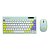 Kit Teclado e Mouse C3Tech Sem Fio 2,4GHz USB Nano Verde - K-W71GN - Imagem 1
