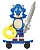 Boneco Bloco Montar Sonic Com Espada - Imagem 2