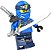 Boneco Bloco de Montar Jay Ninjago - Imagem 1