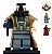 Boneco Bloco de Montar DC Vilão Bane Batman - Imagem 1