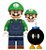 Boneco Bloco de Montar Mario Bros Luigi - Imagem 1